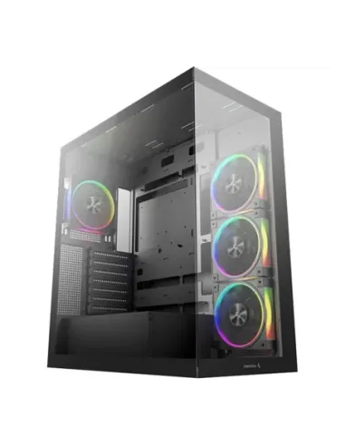 Caja ordenador gaming atx deepcool cg580v2 cristal templado negro