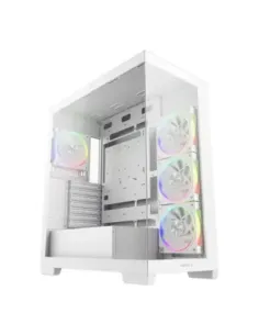 Caja ordenador gaming atx deepcool cg580v2 cristal templado blanca