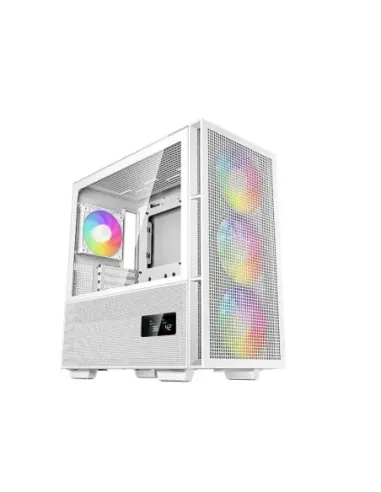 Caja ordenador gaming deepcool ch560 digital m - atx argb cristal templado blanco