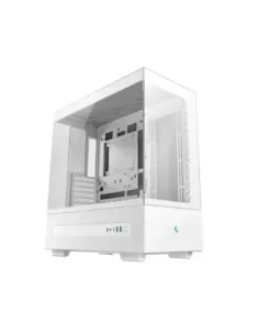 Caja ordenador gaming deepcool atx ch690 cristal templado blanca