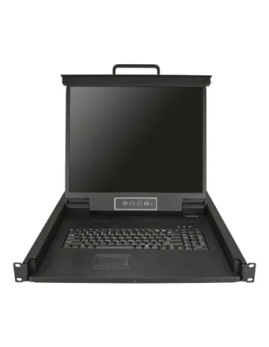 Consola kvm startech de montaje en rack de servidores 19 pulgadas