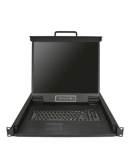 Consola kvm startech de montaje en rack de servidores 19 pulgadas