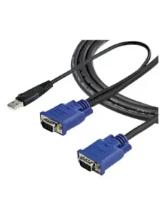 Cable vga a vga - usb 2.0 startech 3.05m -  macho - macho -  negro