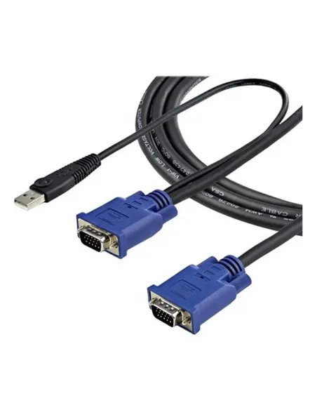 Cable vga a vga - usb 2.0 startech 3.05m -  macho - macho -  negro