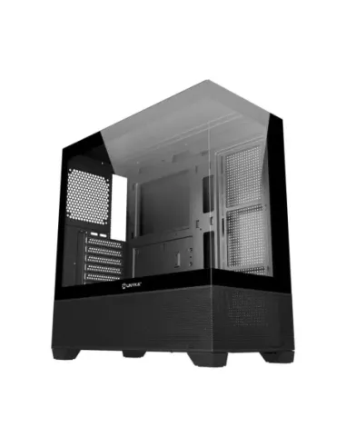 Caja ordenador gaming unykach revelat uk121801 atx cristal templado negra