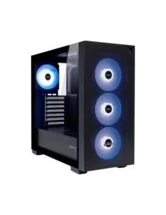 Caja ordenador gaming unykach revelat mesh atx argb cristal templado negra