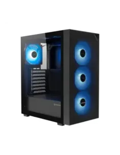 Caja ordenador gaming unykach revelat mesh compact edition atx argb cristal templado negra