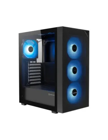 Caja ordenador gaming unykach revelat mesh compact edition atx argb cristal templado negra