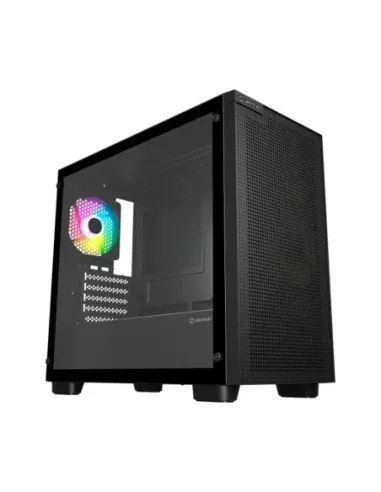 Caja ordenador gaming unykach revelat mesh edge matx argb crital templado negra