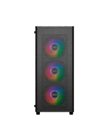 Caja ordenador gaming unykach mir 100 atx argb cristal templado negro