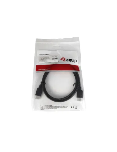 Equip 119310 Cable HDMI de alta velocidad, 1,8 m, 1080P, negro
