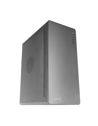 Tacens ENSIS, Caja PC ATX, Diseño Completamente Metálico, Estructura Robusta Ultrarresistente, Semitorre con Ventilador 120mm