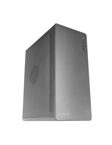 Tacens ENSIS, Caja PC ATX, Diseño Completamente Metálico, Estructura Robusta Ultrarresistente, Semitorre con Ventilador 120mm