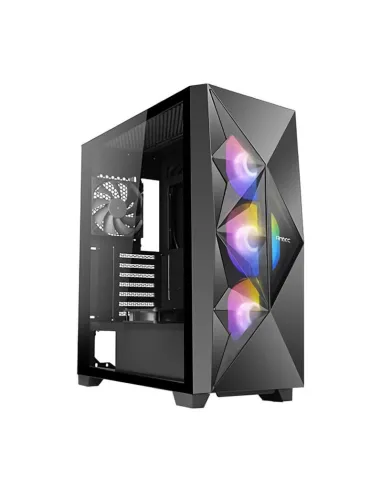 Caja ordenador gaming antec df800 flux atx 2 x usb 3.2 sin fuente negro rgb