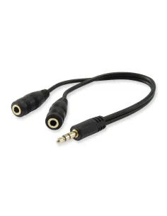Equip 147941 divisor de audio Negro