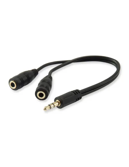 Equip 147941 divisor de audio Negro
