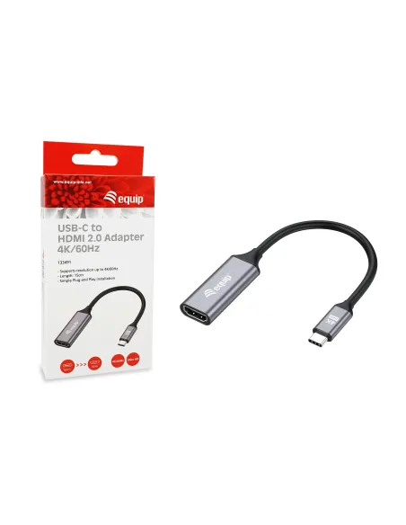Equip Adaptador USB-C a HDMI 2.0, 4K 60Hz