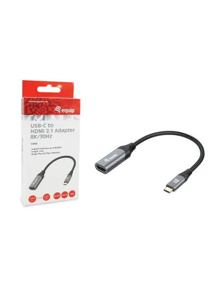 Equip Adaptador USB-C a HDMI 2.1, 8K 30Hz