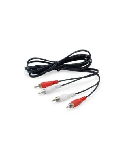 Equip 147094 cable de audio 2,5 m 2 x RCA Negro