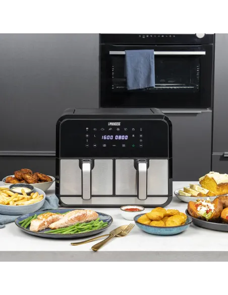 Princess 01.182074.01.001 Double Basket Aerofryer