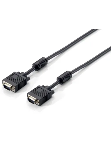 Equip 118815 cable VGA 15 m VGA (D-Sub) Negro