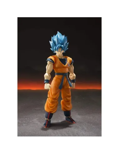 Figura tamashii nations figuarts sh dragon ball super super saiyan god super saiyan gogeta re - issue