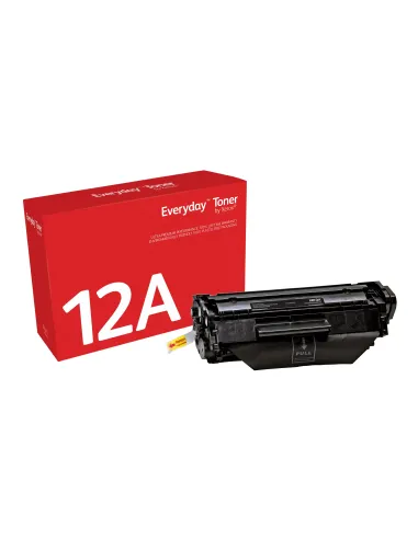 Toner Everyday™Negro di Xerox compatibile con HP 12A (Q2612A), Capacidad estándar