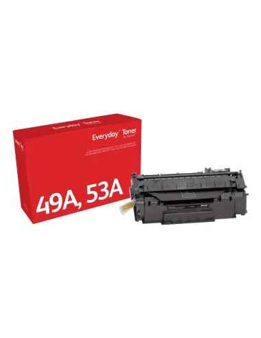 Toner Everyday™Negro di Xerox compatibile con HP 49A 53A (Q5949A  Q7553A), Capacidad estándar
