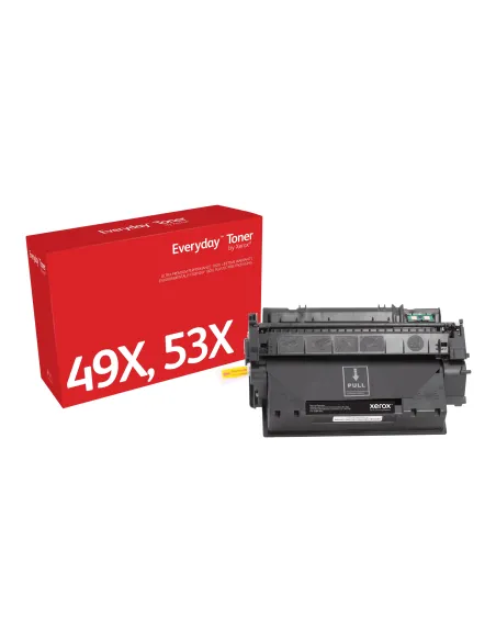 Toner Everyday™Negro di Xerox compatibile con HP 49X 53X (Q5949X  Q7553X), Capacidad alta