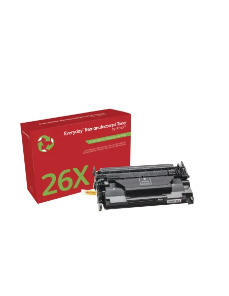 Tóner Everyday™ Mono remanufacturado de Xerox es compatible con HP 26X (CF226X), Capacidad alta