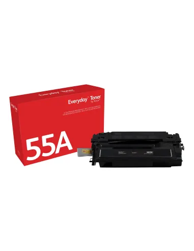 Toner Everyday™Negro di Xerox compatibile con HP 55A (CE255A), Capacidad estándar