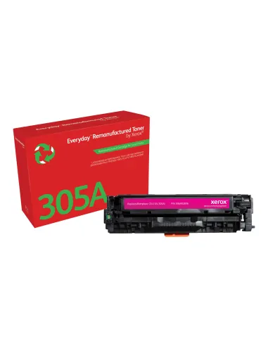 Tóner Everyday™ Magenta remanufacturado de Xerox es compatible con HP 305A (CE413A), Capacidad estándar