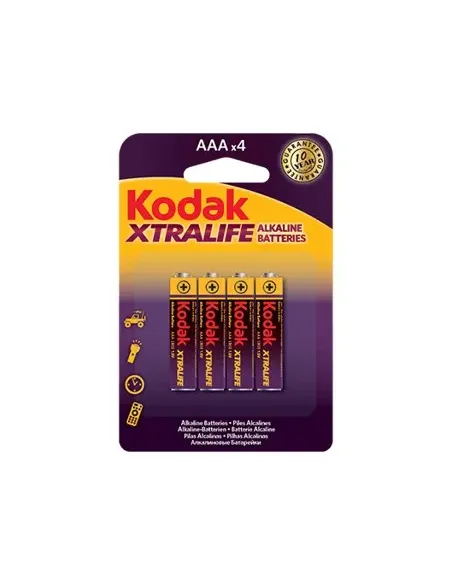 Blister kodak xtralife alcalina 4 pilas - Comprar Consumibles Kodak