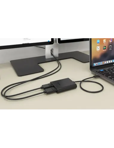 i-tec USB-C Dual 4K 60Hz (single 8K 30Hz) DP Video Adapter