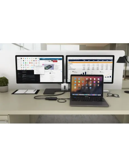 i-tec USB-C Dual 4K 60Hz (single 8K 30Hz) HDMI Video Adapter