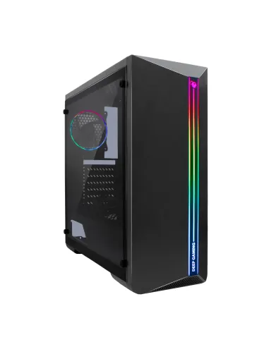 Deep Gaming DEEPGAMING CAJA ATX A200 USB 3.2 GEN1 SIN FTE. ARGB + 1 VENTILADOR IRIS