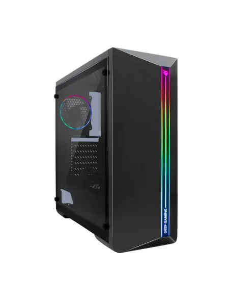 Deep Gaming DEEPGAMING CAJA ATX A200 USB 3.2 GEN1 SIN FTE. ARGB + 1 VENTILADOR IRIS