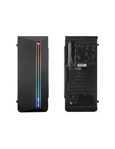 Deep Gaming DEEPGAMING CAJA ATX A200 USB 3.2 GEN1 SIN FTE. ARGB + 1 VENTILADOR IRIS 2