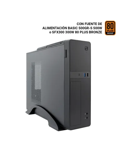 CoolBox CAJA MATX SLIM T310 USB-C 3.2 GEN1 + MULTILECTOR SD FTE 300SBZ 80+BRONZE