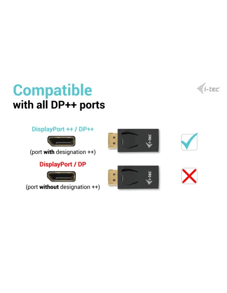 i-tec Passive DisplayPort to HDMI Adapter (max 4K 30Hz)