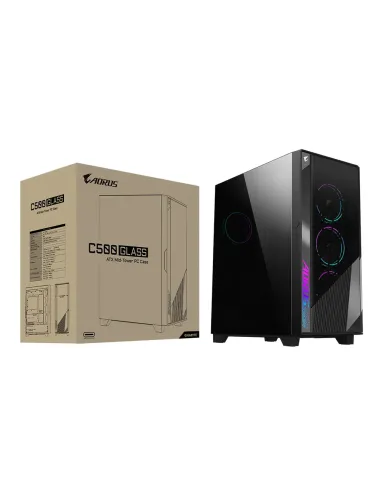 GIGABYTE GB-AC500G ST carcasa de ordenador Midi Tower Negro