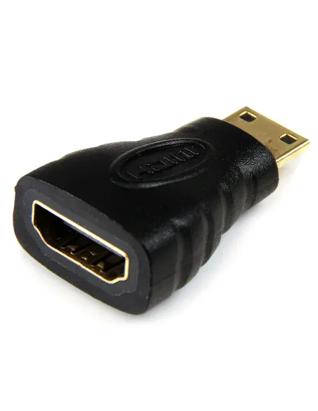 StarTech.com Adaptador Mini HDMI a HDMI -HDMI Ultra HD 4K 30Hz de Alta Velocidad - HDMI 1.4 - Conectores Chapados en Oro -
