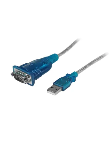 StarTech.com Cable Adaptador USB a Serie RS232 de 1 Puerto Serial DB9 - Macho a Macho