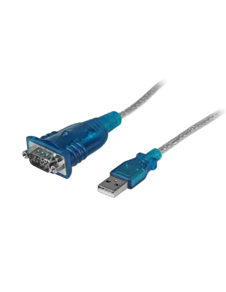 StarTech.com Cable Adaptador USB a Serie RS232 de 1 Puerto Serial DB9 - Macho a Macho