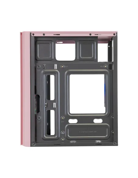 Mars Gaming MC300P Rosa, Caja PC Micro ATX, Cristal Templado, Frontal MESH, 3xVentilador FRGB