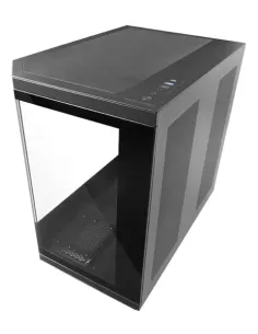 Mars Gaming MC-3TCORE, Caja Gaming Custom ATX, Triple Ventana Cristal Templado Extraíble, Cámara Dual, Semitorre Compatible con