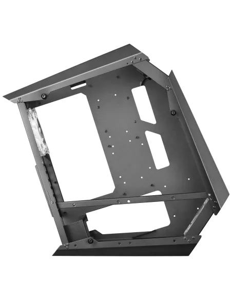 Mars Gaming MC51, Caja PC Gaming ATX, Doble Cristal Templado, 5x Ventilador RGB 12cm, Negro