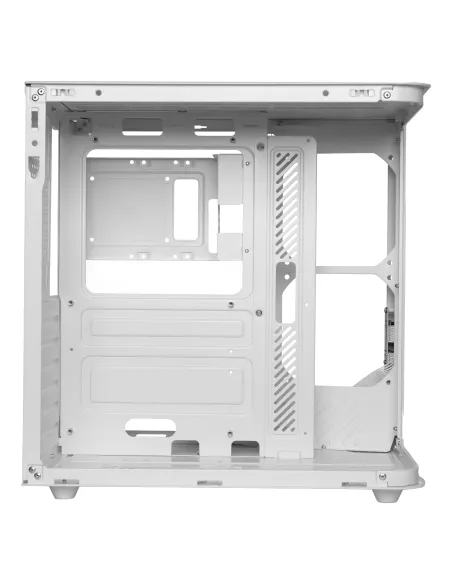 Mars Gaming MC-CURVW Midi Tower Negro, Blanco