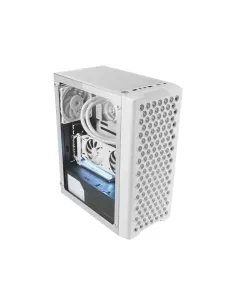 Mars Gaming MC-iPRO, Caja Profesional ATX, Rejilla Frontal de Malla 3D, Ventana Lateral Cristal Templado, Ventilador FDB 2