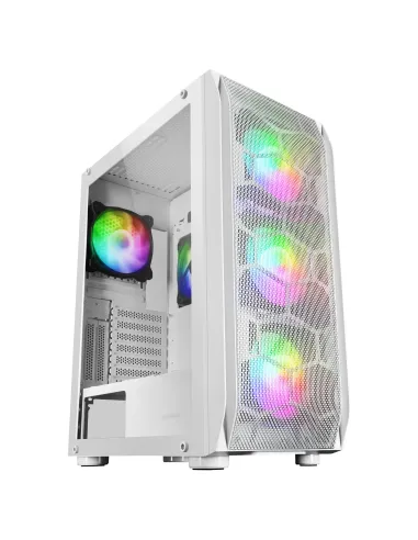 Mars Gaming MC-KX, Torre Gaming Premium E-ATX, Sistema CPU Freezer, 5 Ventiladores ARGB Ultra-silenciosos, Controladora ARGB y